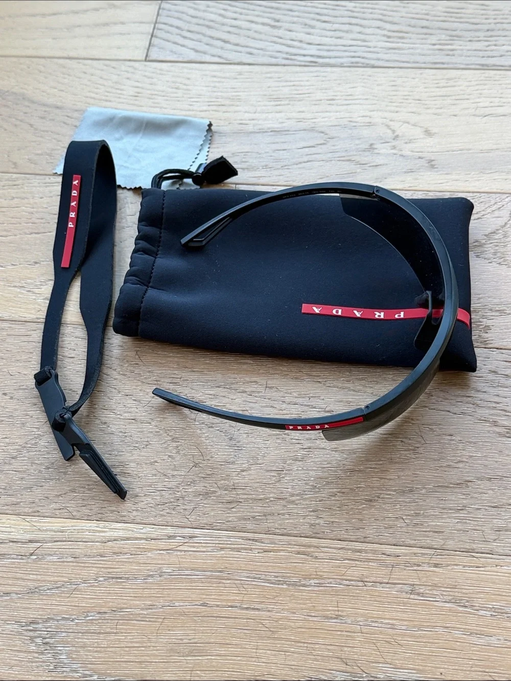 Prada Linea Rossa PS A02S 1BO5S0 Nero Opaco / Ardesia Lens 96-10-130